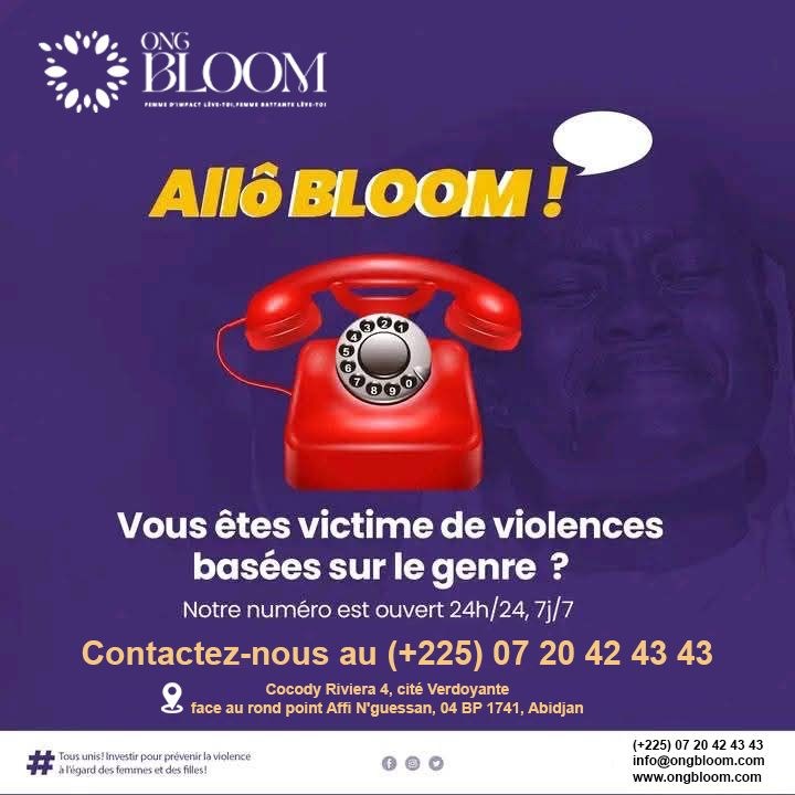 ALLO BLOOM!  POUR BRISER LE SILENCE